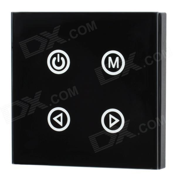 4 button glass touch panel rgb led dimmer switch controller