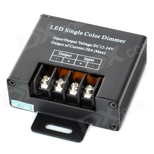 single color 3-key wireless rf led light dimmer switch controller for light strip 12v-24v