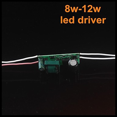 8-12x1w diy constant current led driver 12w 300ma driver led power supply ( input 85-265v/output 24-38v ) - Click Image to Close