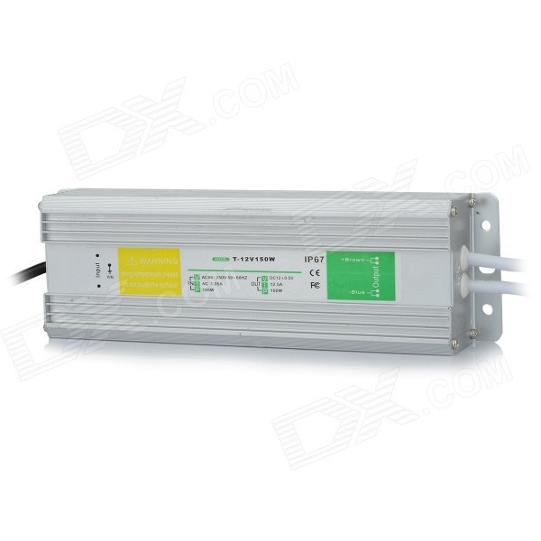 ip67 waterproof 12v led driver 12v 150w 12.5a external driver led power supply 12v ( input 85-265v)