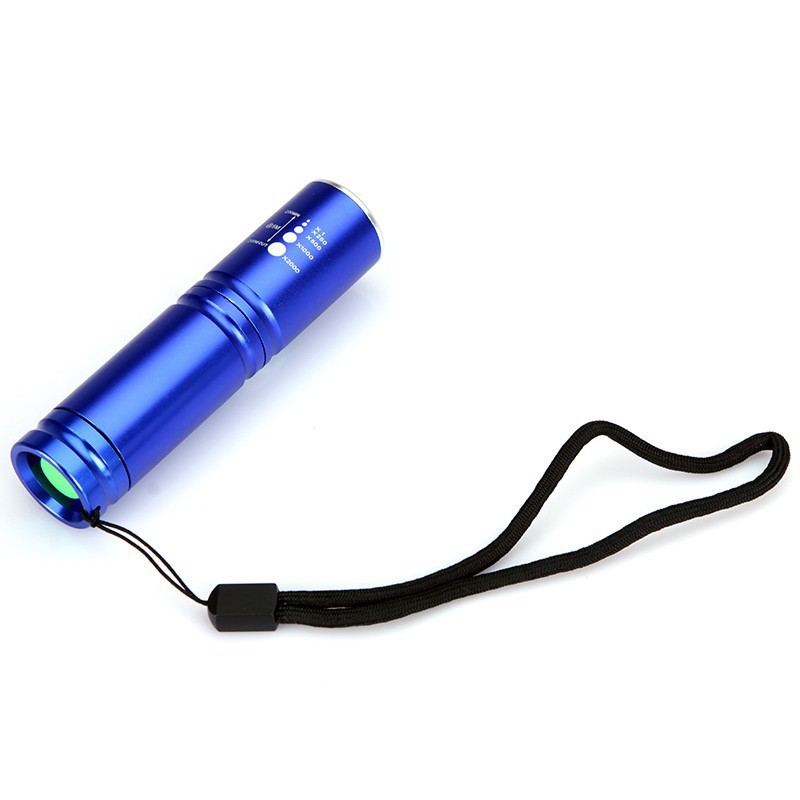 10pcs mini cree led flashlight torch focus zoom led flash lights aa or 14500 battery