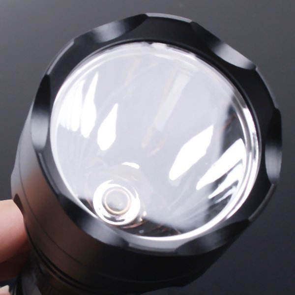 1pcs aluminum led torch cree q5 led flashlight torch waterproof 3-modes zoomable