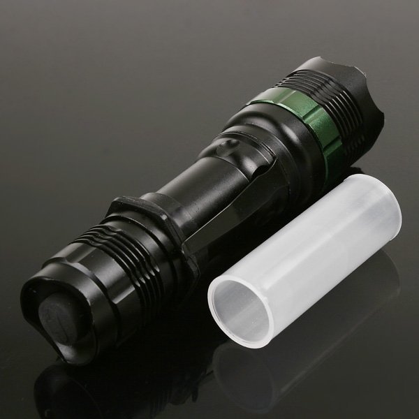 1pcs cree t6 3 mode led flashlight torch 900 lumens 7w zoomable torch led flash light