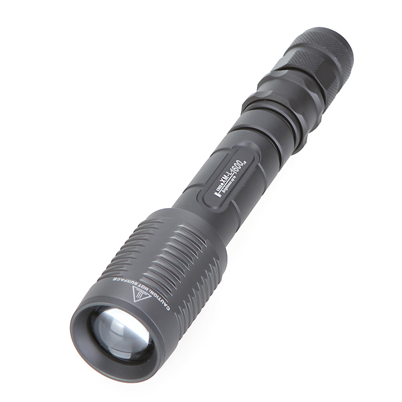 1pcstrustfire z5 flashlight 5 mode 1600 lumens cree xm-l t6 led flashlight torch 18650 battery zoomable