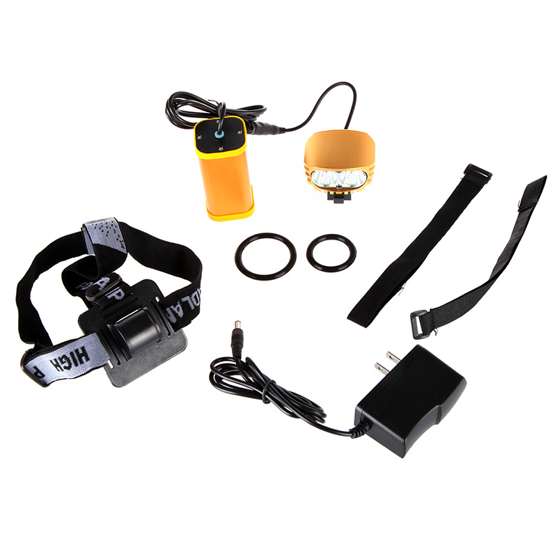 outdoor 3 colors 2000lm 2 cree xml-t6 bike led bicycle headlight headlamp 4 modes bike front light