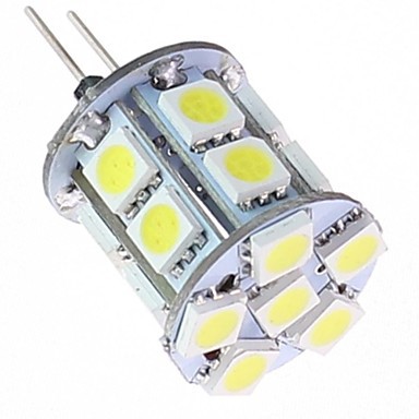 10pcs g4 led 12v 2w 18*smd5050 160lm warm white/white led lamp bulb g4 12v for car