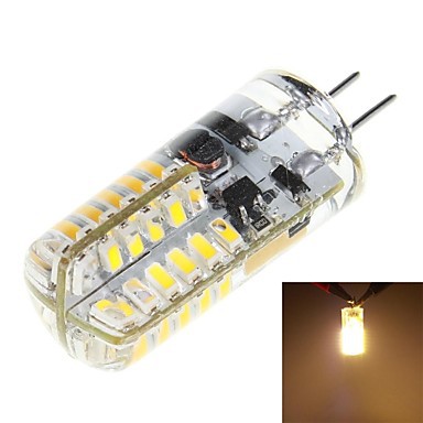 10pcs g4 led 12v 3w 48xsmd3014 warm white/whire led lamp bulb g4 12v for home