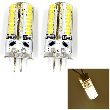10pcs g4 led 12v 4w 64xsmd3014 360lm warm white/white led lamp bulb g4 12v for home