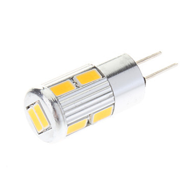 10pcs/lot g4 led 12v 3.5w 10*smd5730 400lm warm white/white led bulb lamp g4 for home