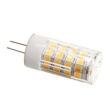 5pcs g4 led 220v 3.5w 51xsmd3528 warm white/white led lamp bulb g4 220v for home lighting