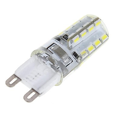 4pcs g9 led 220v 3w 32xsmd3528 240lm warm white/white led lamp bulb g9 for home lighting