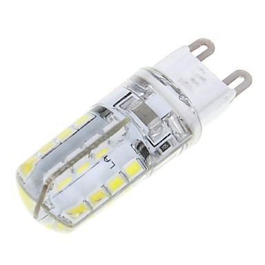 4pcs g9 led 220v 3w 32xsmd3528 240lm warm white/white led lamp bulb g9 for home lighting