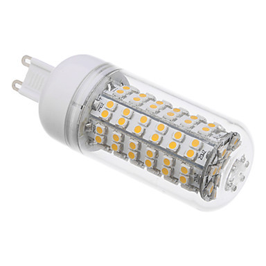 5pcs g9 led 220v 5w 108*smd5050 warm white/white led corn lamp bulb g9 220v for home lighting