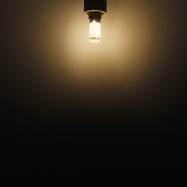 6pcs g9 led 220v 5w 51*smd3528 warm white/white led lamp bulb g9 220v for home lighting