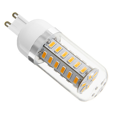8pcs g9 led 220v 6w 27*smd5730 480lm warm white/white led corn lamp bulb g9 220v for home lighting
