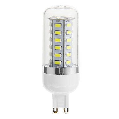 8pcs g9 led 220v 6w 27*smd5730 480lm warm white/white led corn lamp bulb g9 220v for home lighting
