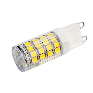 g9 led 220v 5w 51*smd3528 380lm warm white/white led lamp bulb g9 220v for home lighting
