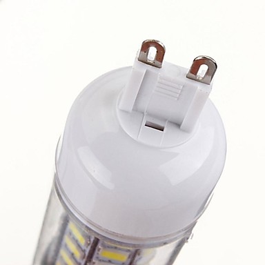 g9 led 220v 6w 56*smd5730 480lm warm white/white led corn lamp bulb g9 220v for home lighting