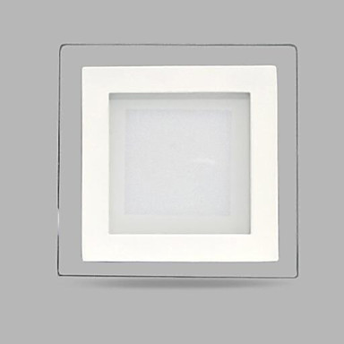 square glass mask led panel light 18w smd 5730 kitchen lamp mini led ceiling lights ac85-265v