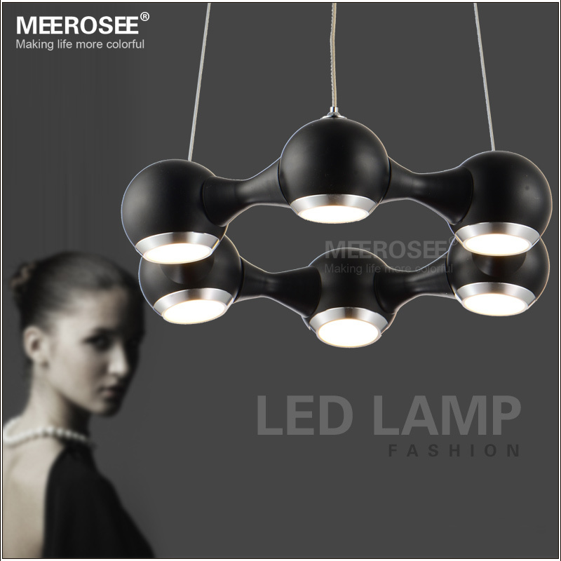 modern led pendant lights led circle suspension hanging lamp meerosee lighting led light fixture russian