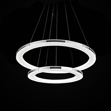 50cm chic acrylic plating modern led pendant lights lamp for dinning room,lustres e pendente de sala
