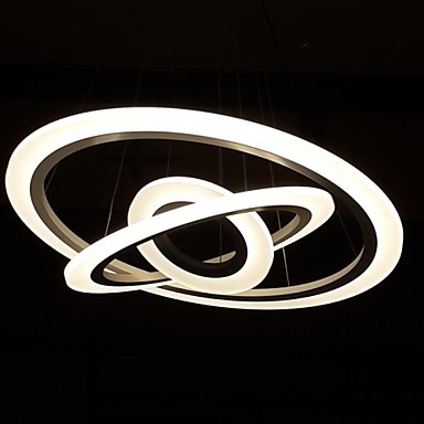 60cm frosted acrylic modern led pendant light lamp for dinning room,luminarie lustres e pendente de sala