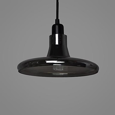 black glass shade hanging led pendant lights lamps for home modern living room, lustres de sala cristal foscarini