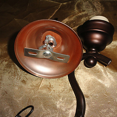 bronze vintage led pendant lights lamp with 1 light for living room lustre pendente