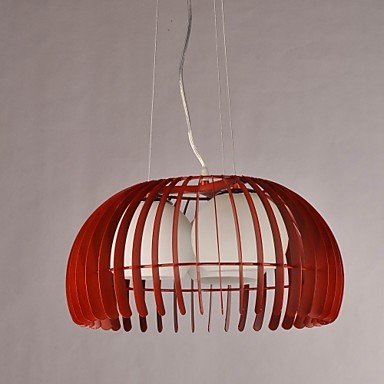 in pumpkin shape modern led pendant light lamp with 3 lights for bedroom living room pendentes luz