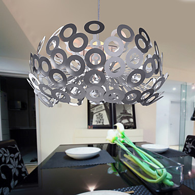 luminaire handing led modern pendant light lamp in circle featured lampshade