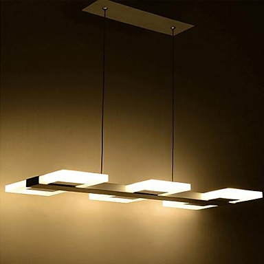 square acrylic modern led pendant lights lamp for dinning room,suspenison luminarie lustres e pendentes de sala