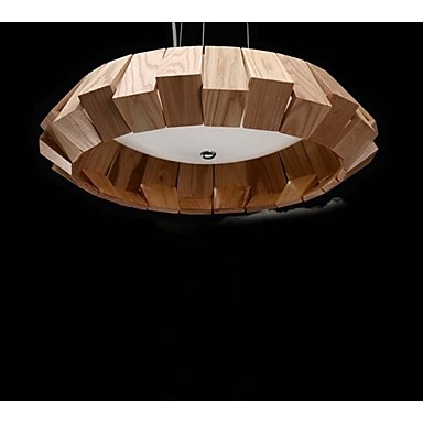 wooden primary colors led pendant light lamp for home dinning living room ,lamparas colgantes luminaria pendente