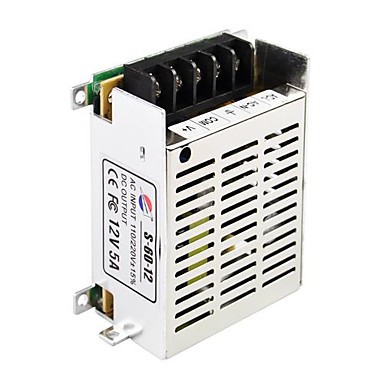 ngibabe 60w switch power supply driver for led strip light 12v 5a, ac200~220v input