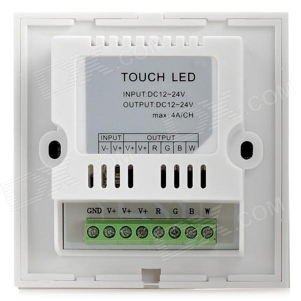 4-ch led rgb touch panel controller for rgb strip module (dc 12v/24v)