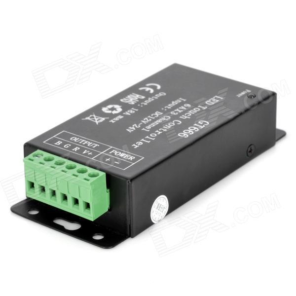 432w led rgb touch controller dimmer w/ mini receiver controler for rgb strip module (dc 12v/24v)