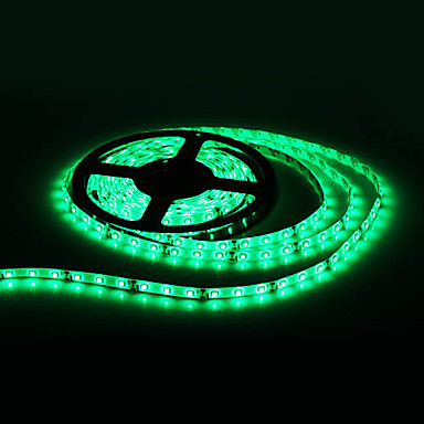 1pcs/lot led strips light lamps non-waterproof 5m smd 3528 300 leds/roll 12v rgb/green/bule/red/yellow/white