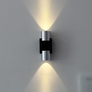 2w aluminum acrylic modern wall light lamp led with 2 lights for home arandela lampara de pared wall sconce