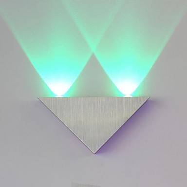 2w triangle modern led lamp wall light with 2 lights for home lighting wall sconce luminium acrylic 100~240v input