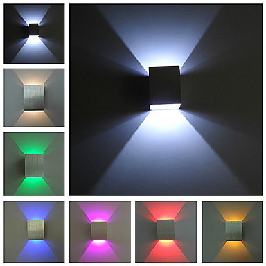 concise aluminum oxidation modern led wall light lamp for home wall sconce