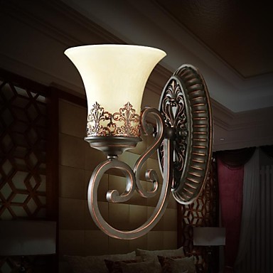 european artistic vintage led wall lamp lights with 1 light for living room home lighting wall sconce