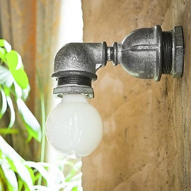 industrial loft style vintage water pipe design wall light, wall sconce lamp