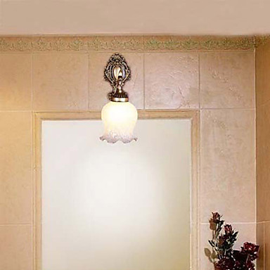 wall sconce bathroom led wall light lamp home lighting classic metal glass painting