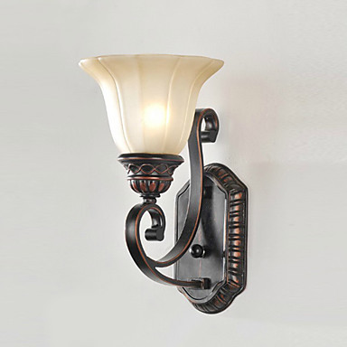 wall sconce led wall light lamp for home lighting traditional iron glass painting processing