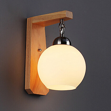 wood modern wall led light for home, led wall sconce lwandlampe lamparas de pared