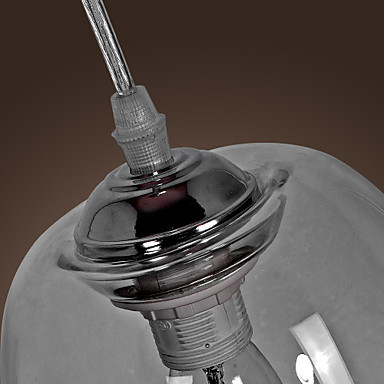 40w simple designed edison bulb loft style vintage pendant light lamp with glass shade