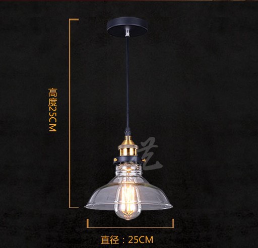 60w edison industrial pendant light fixtures vintage lamp with lampshade in retro loft style ,lamparas de techo colgantes