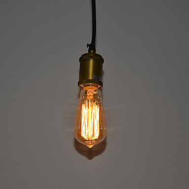 60w edison loft classical vintage industrial pendant lights lamp with with glass shade(e27/e26 base)