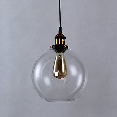 60w edison loft retro style vintage industrial pendant lighting lamp with glass shade,lustre para quarto