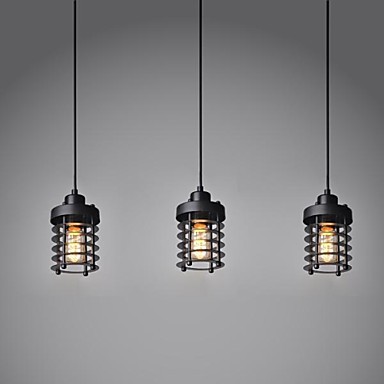 american country loft style edison bulb vintage industrial pendant light lamp for dinning room,suspenison luminaire