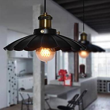 edison retro loft style vintage industrial pendant light lamp ,minimalist black iron painting